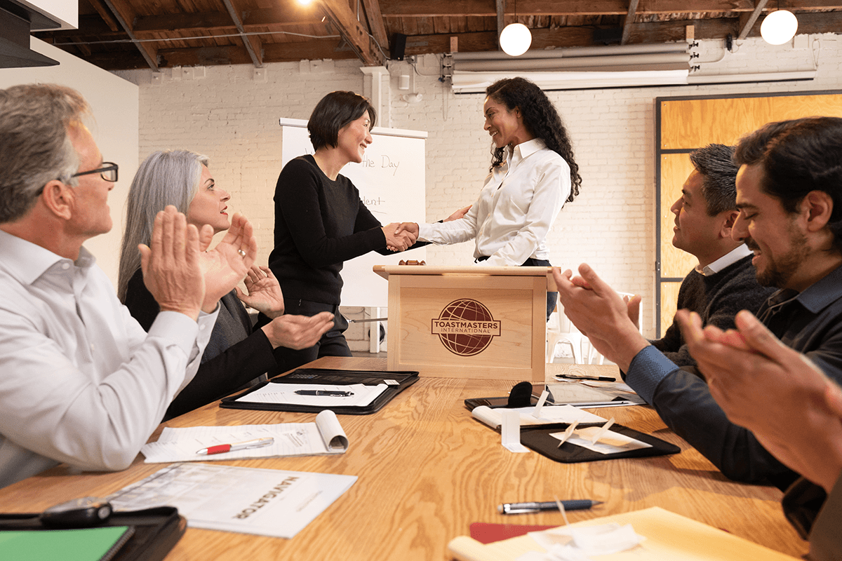 Heart Filled Toastmasters meeting